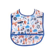 Load image into Gallery viewer, Waterproof Crumb Catcher Baby Bibs