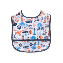 Load image into Gallery viewer, Waterproof Crumb Catcher Baby Bibs